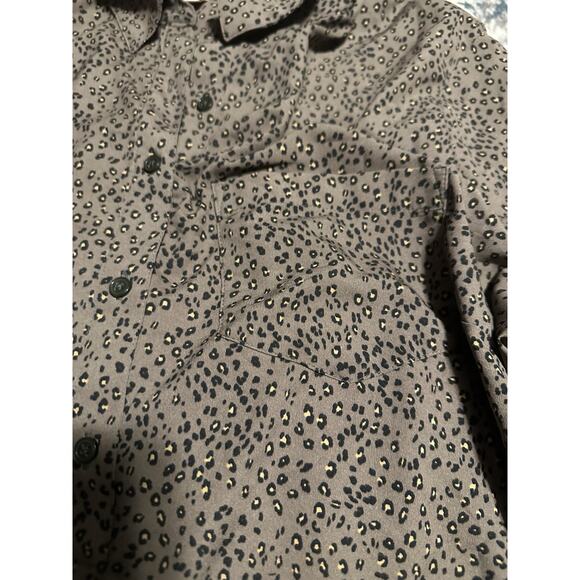 Womens Merona Long Sleeve Tunic Shirt, animal Print Sz XXL - Picture 6 of 6